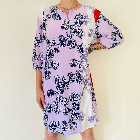 Diane Von Furstenberg Julieta Silk Dress Size 10 - Picture 4 of 16